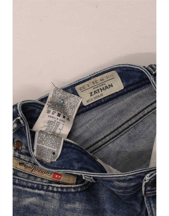 Diesel Herre Zathan Bootcut Jeans W31 L32 Blå Bomuld