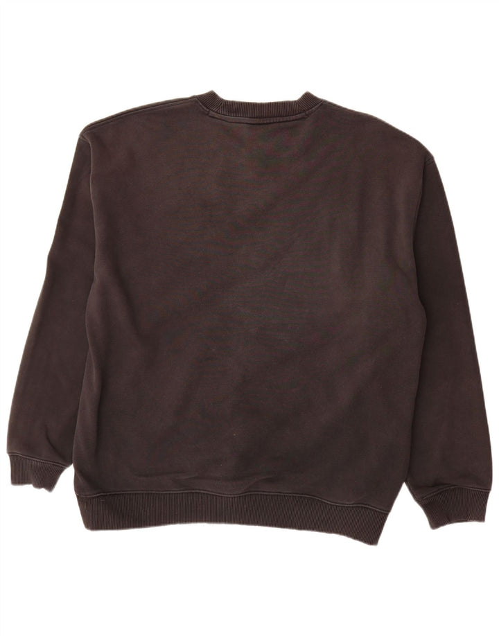 Hugo Boss Herre Grafisk Sweatshirt Jumper XL Sort Bomuld