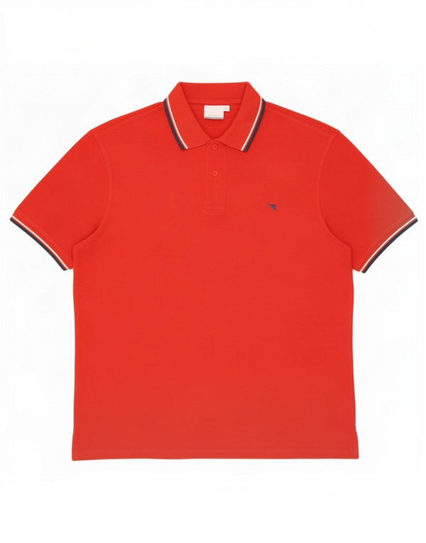 Diadora herre poloshirt XL rød bomuld