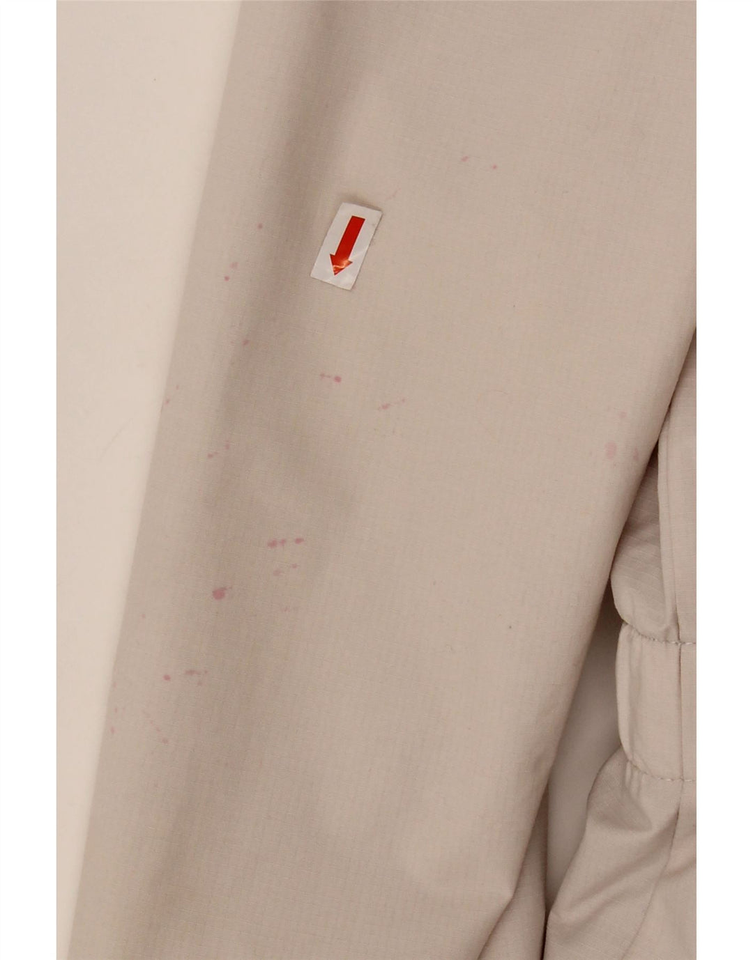 SUPERDRY Womens Hooded Windbreaker Jacket UK 16 Large White Nylon