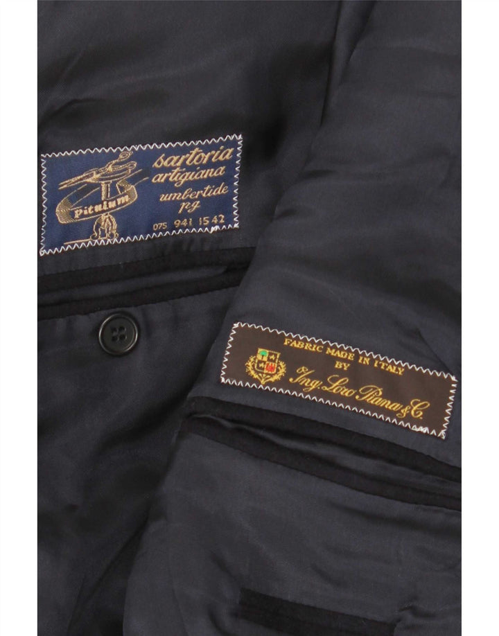 Ing Loro Piona & Co. Blazerjakke til mænd UK 38 Medium Navy Blue