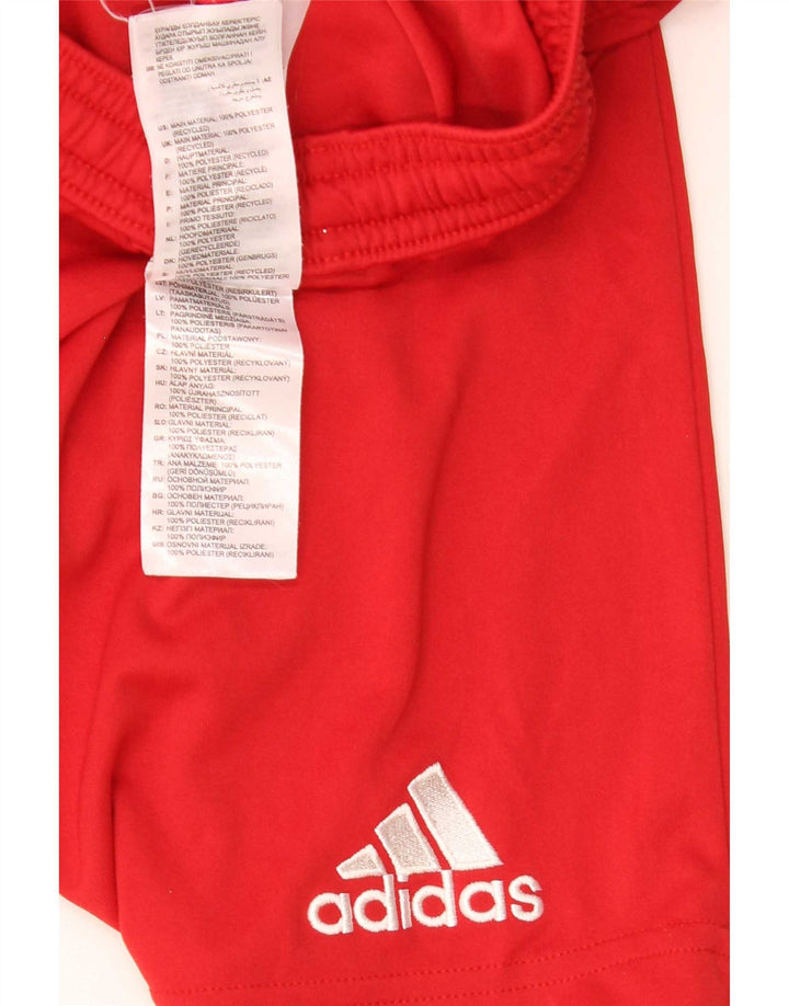 Adidas Sportshorts til mænd, store røde polyester