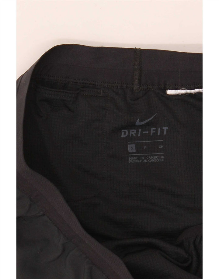 Nike Dame Dri Fit Sports Shorts UK 10 Small Black