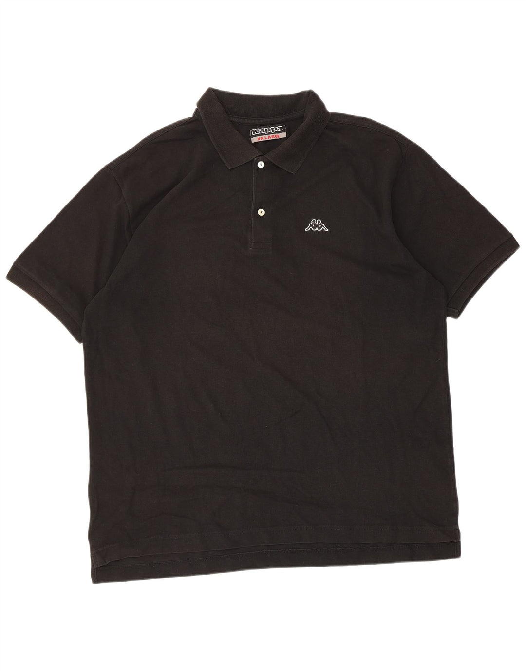 Kappa herre poloshirt 2XL sort bomuld