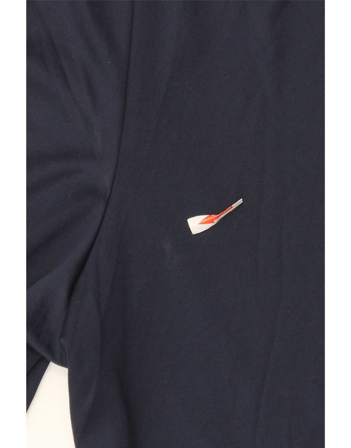 Nike Herre Dri Fit Slim Sportsshorts Store Marineblå Colourblock Polyester