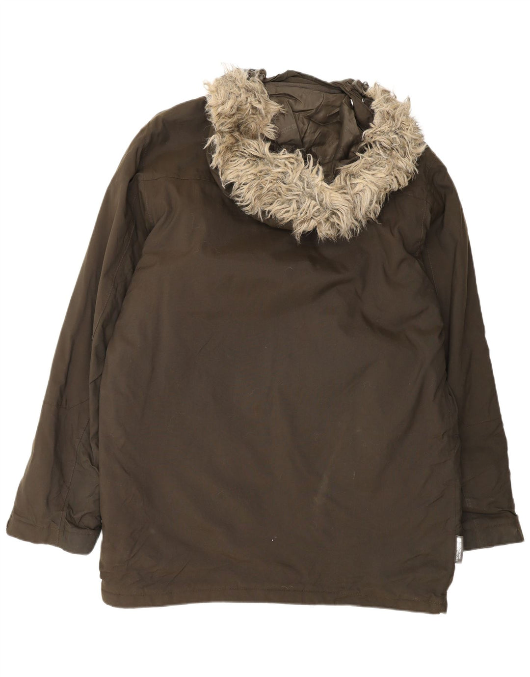 Mountain Warehouse Herre Hooded Parka Jacket UK 38 Medium Brun Nylon
