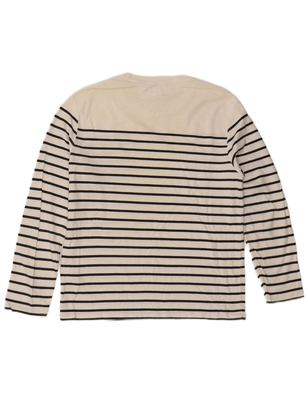 Levi's Herre Top Langærmet Medium Hvid Stribet Bomuld