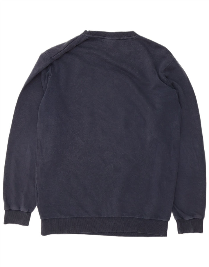 Ellesse Herre Grafisk Sweatshirt Jumper Medium Navy Blue