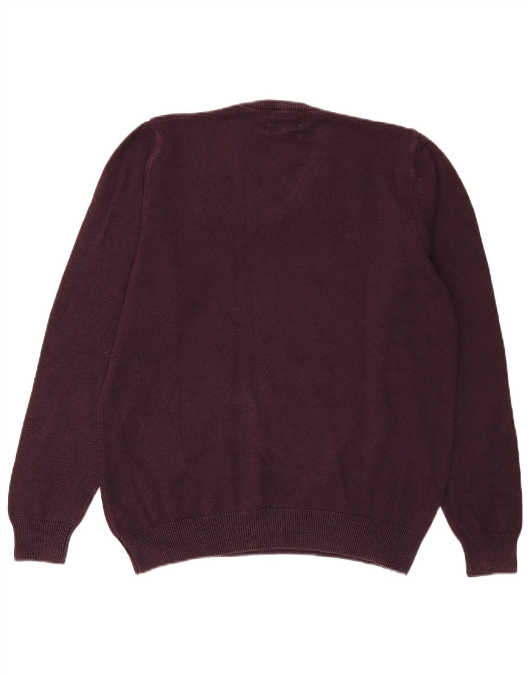 Marks & Spencer Herre V-hals sweater Medium Lilla Bomuld