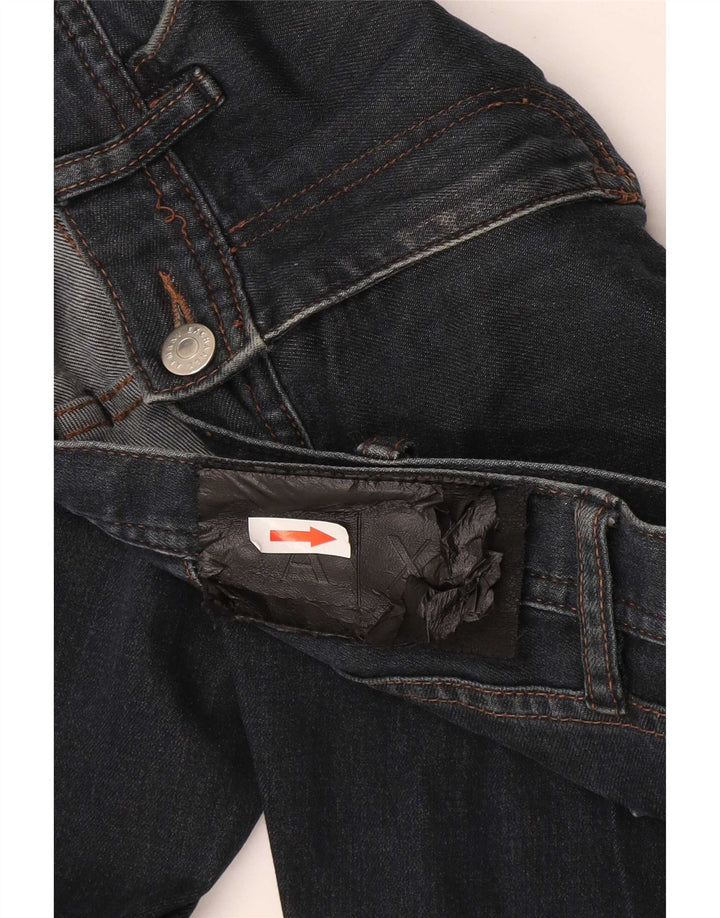 Armani Exchange Herre Straight Jeans W30 L32 Marineblå Bomuld