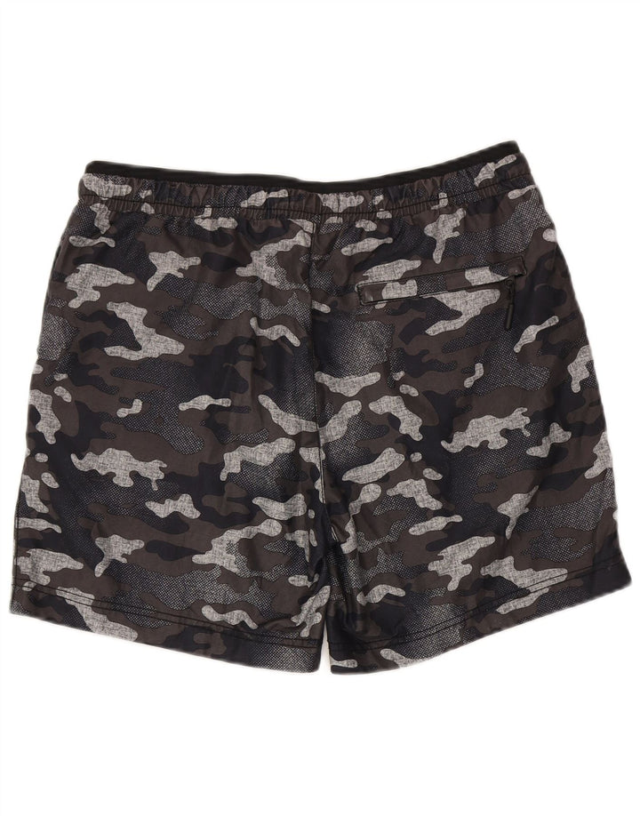 Superdry svømmeshorts til mænd, store flerfarvede camouflagepolyester