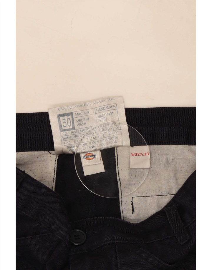 Dickies Straight Cargo bukser til mænd W32 L33 Marineblå polyester