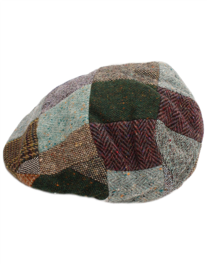 Jonathan Richard Dame Flad Kasket Stor Flerfarvet Patchwork Uld Klassisk