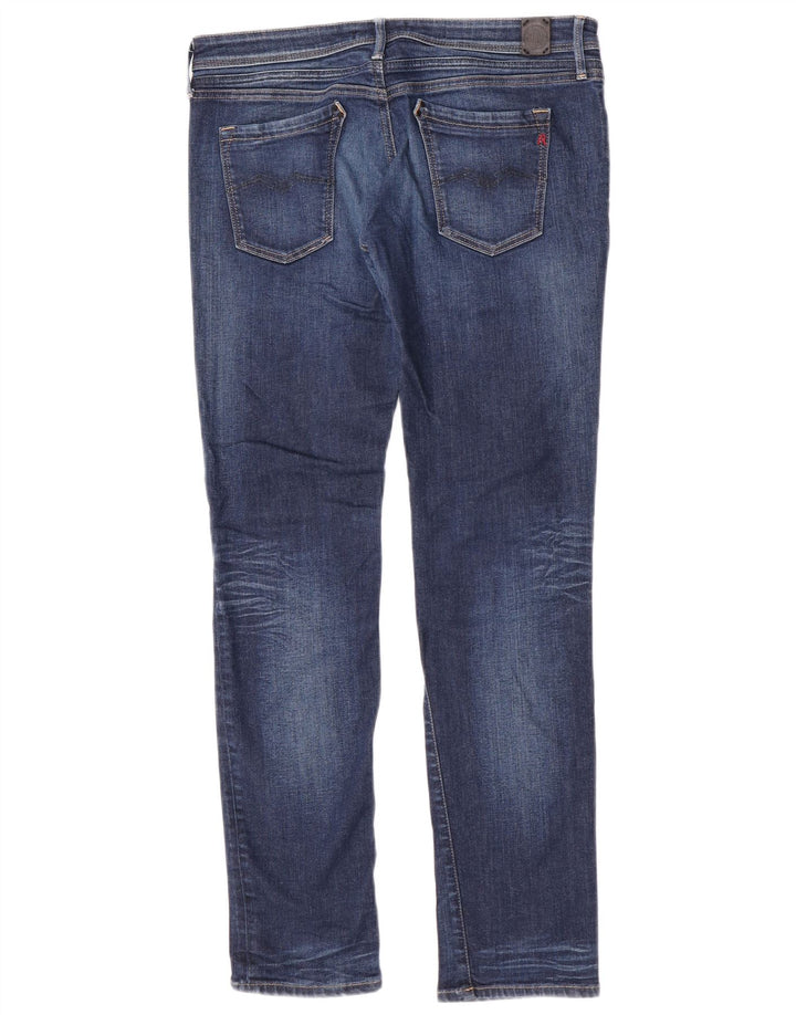 Replay Dame Jodey Straight Jeans W30 L32 Blå Bomuld