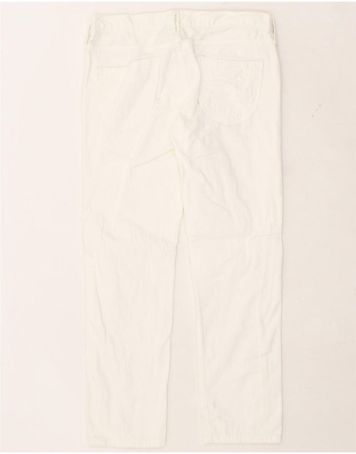 REPLAY Womens Straight Jeans W32 L29  White Cotton Vintage Replay and Second-Hand Replay from Messina Hembry 