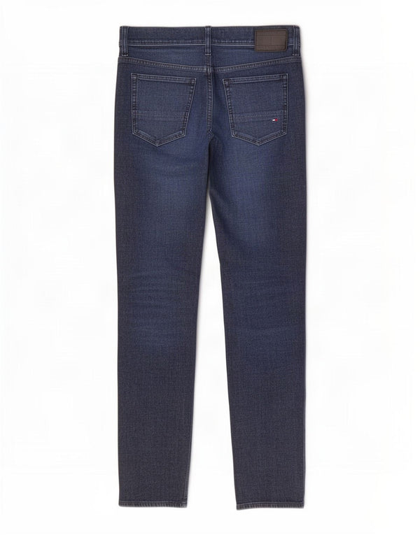 Tommy Hilfiger Herre Bleecker Stretch Slim Jeans W30 L32 Marineblå Bomuld