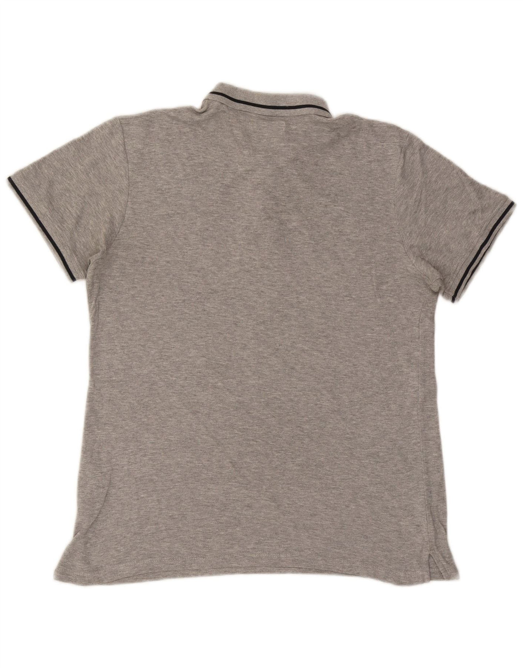 Jack & Jones herre poloshirt mellemgrå flækket bomuld