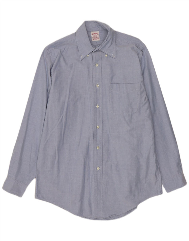 Brooks Brothers Herreskjorte str. 15 Medium Blue Cotton