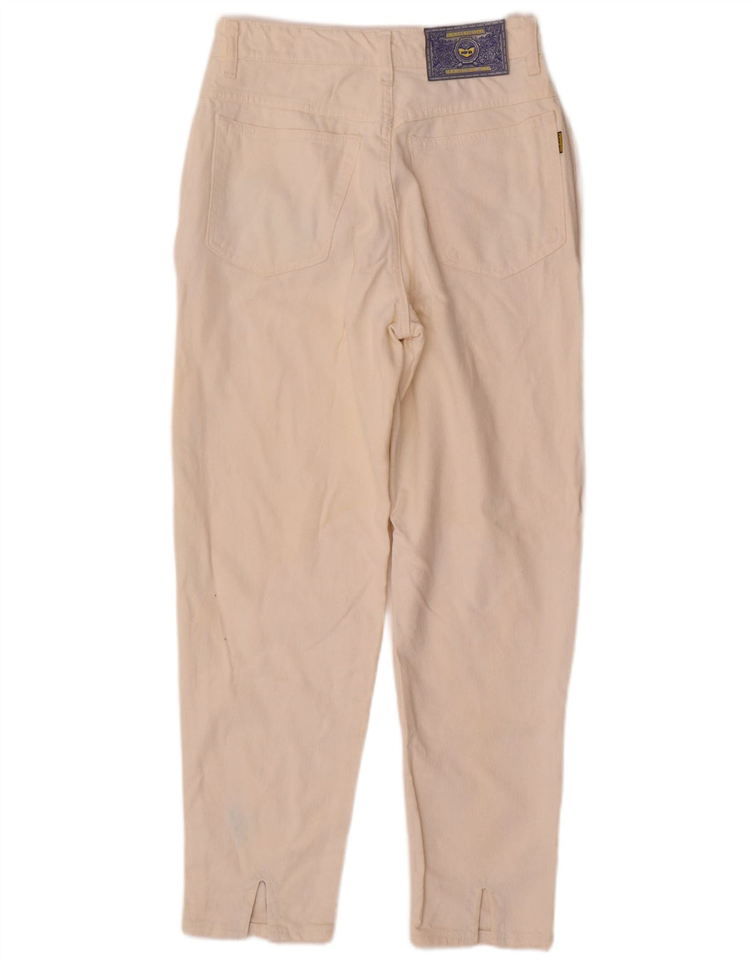 POP 84 Herre tilspidsede Casual Bukser W32 L29 Beige Elastan