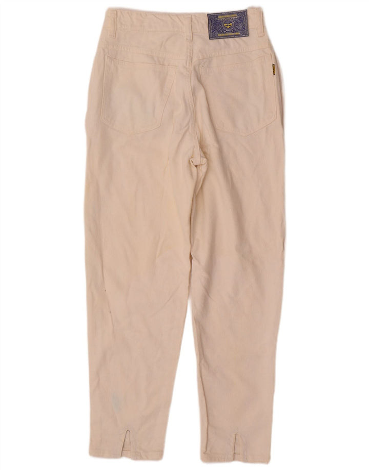 POP 84 Herre tilspidsede Casual Bukser W32 L29 Beige Elastan