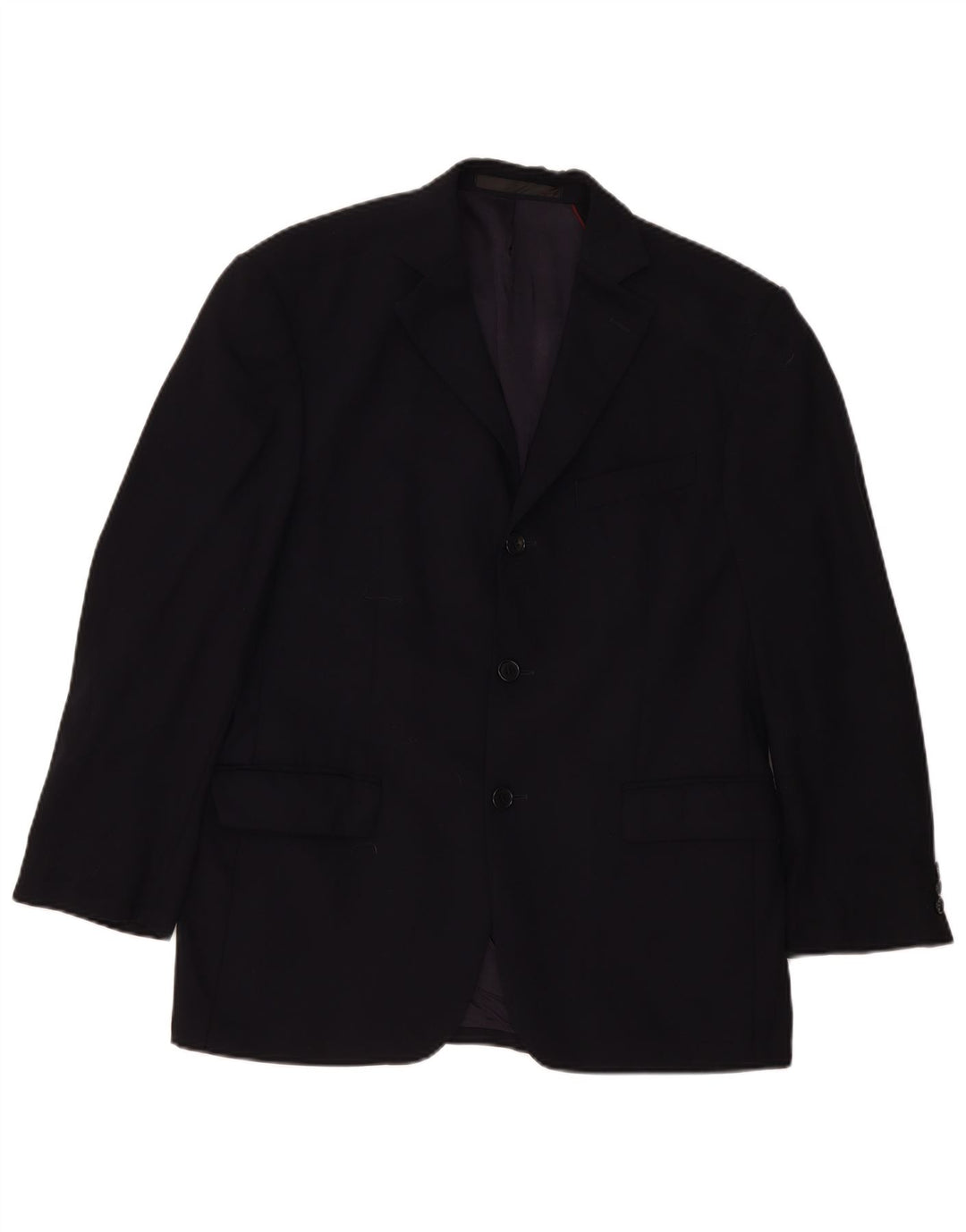 Marks & Spencer Herre 3 Button Blazer Jacket UK 38 Medium Navy Blue New Wool
