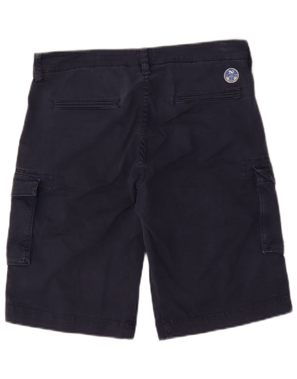 North Sails Dame Cargo Shorts EU 42 Medium W28 Navy Blue Bomuld