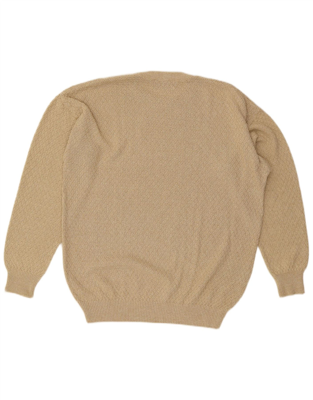 Il Granchio Herre Crew Neck Jumper Sweater Large Beige