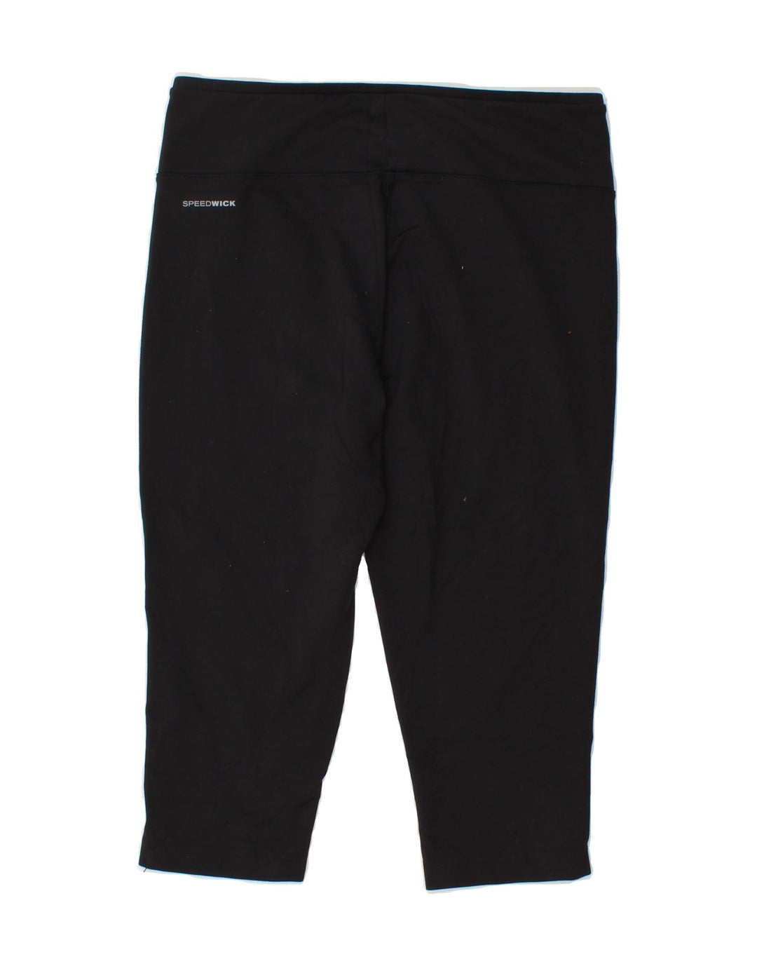 REEBOK Womens Capri Leggings UK 12 Medium  Black Vintage Reebok and Second-Hand Reebok from Messina Hembry 