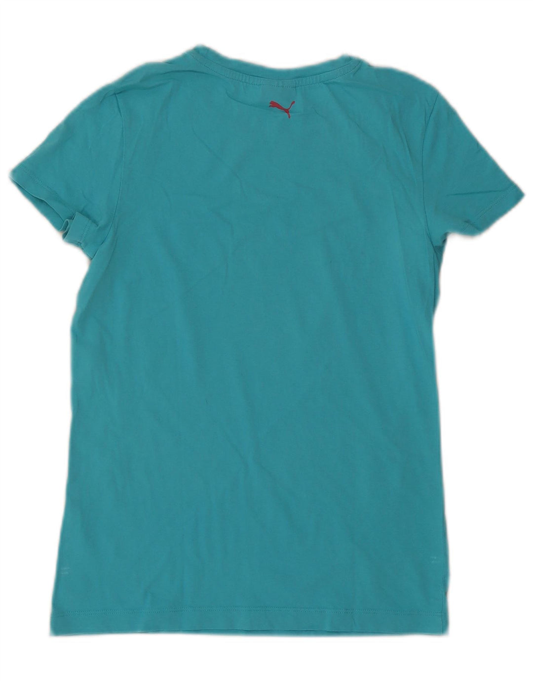 Puma Grafisk T-Shirt Top UK 12 Medium Blå