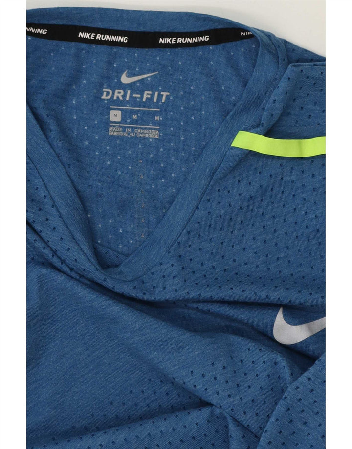 Nike herre Dri Fit T-shirt top mellemblå