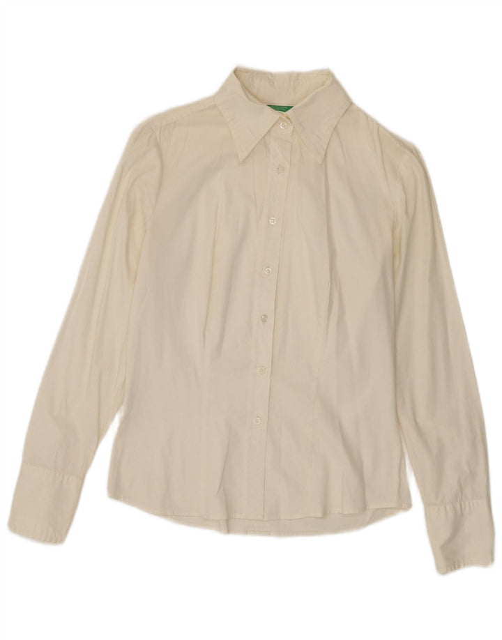 Benetton Dameskjorte UK 12 Medium White