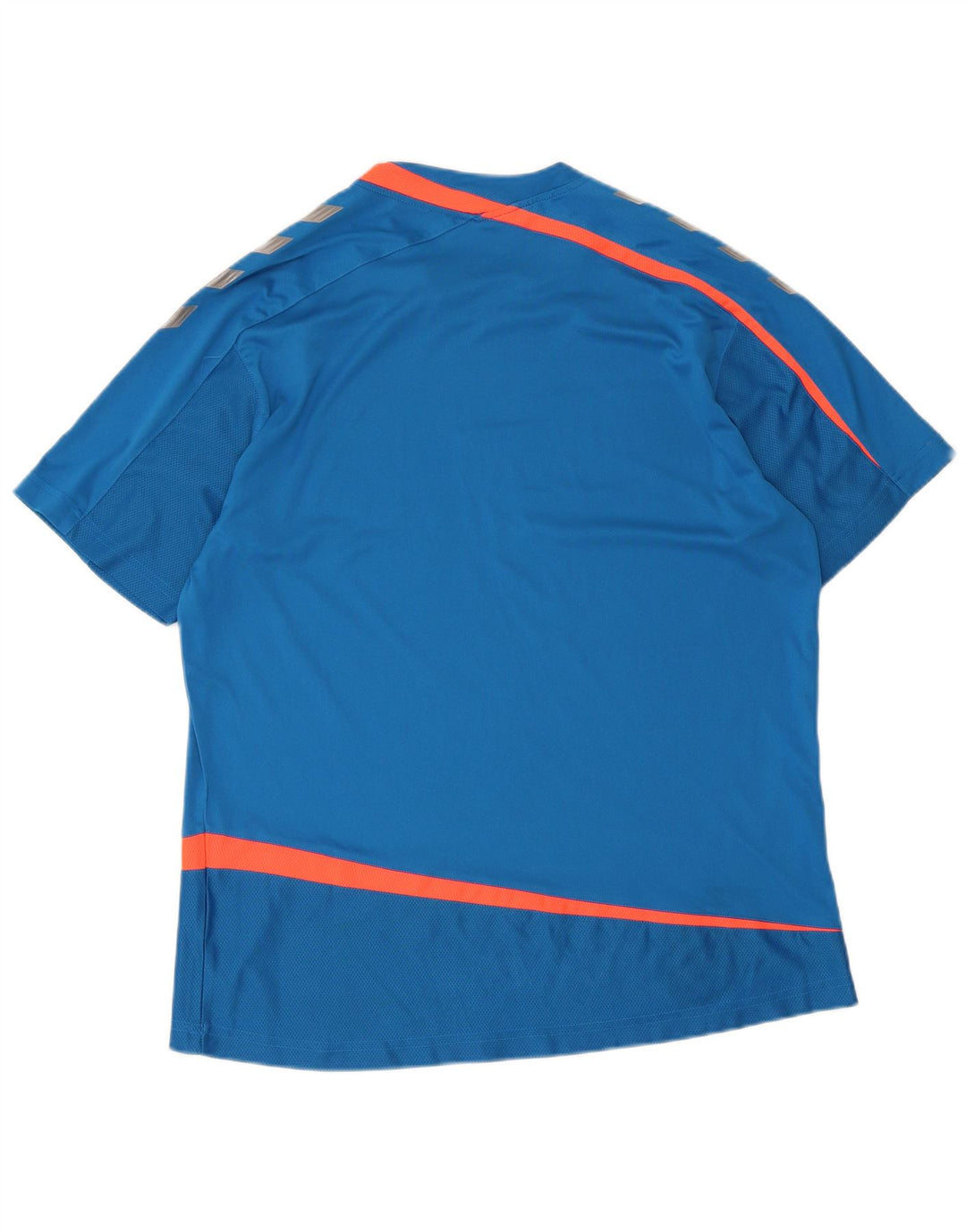 Hummel Herre Grafisk T-Shirt Top Stor Blå Stribet