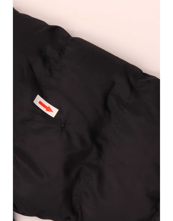 Kappa drenge grafisk polstret jakke 13-14 år 2XL sort polyester