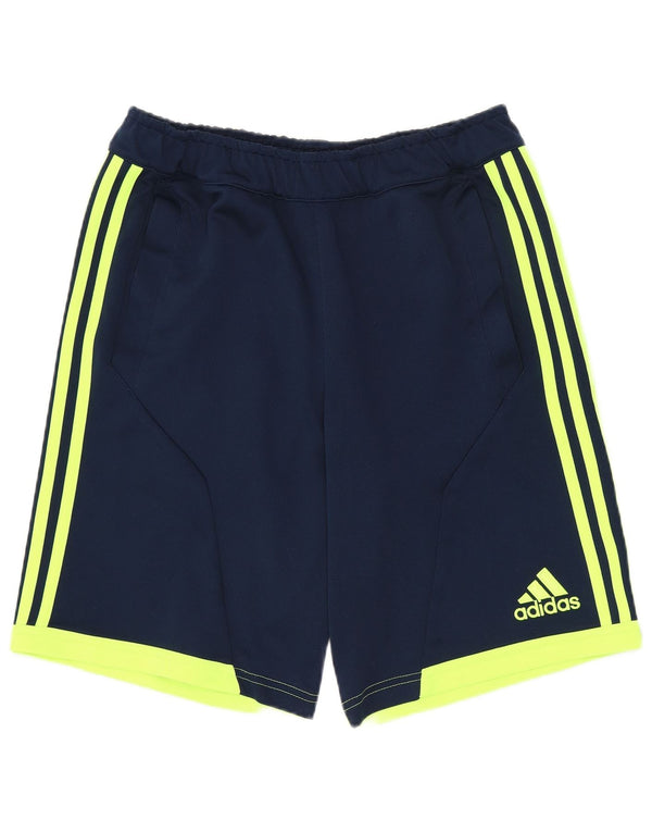 ADIDAS Mens Climacool Sport Shorts Small Navy Blue Polyester