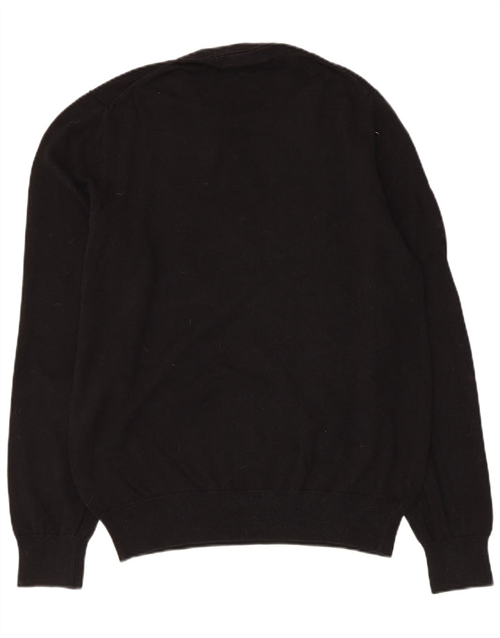Marks & Spencer Herre sweater med rund hals, medium sort bomuld