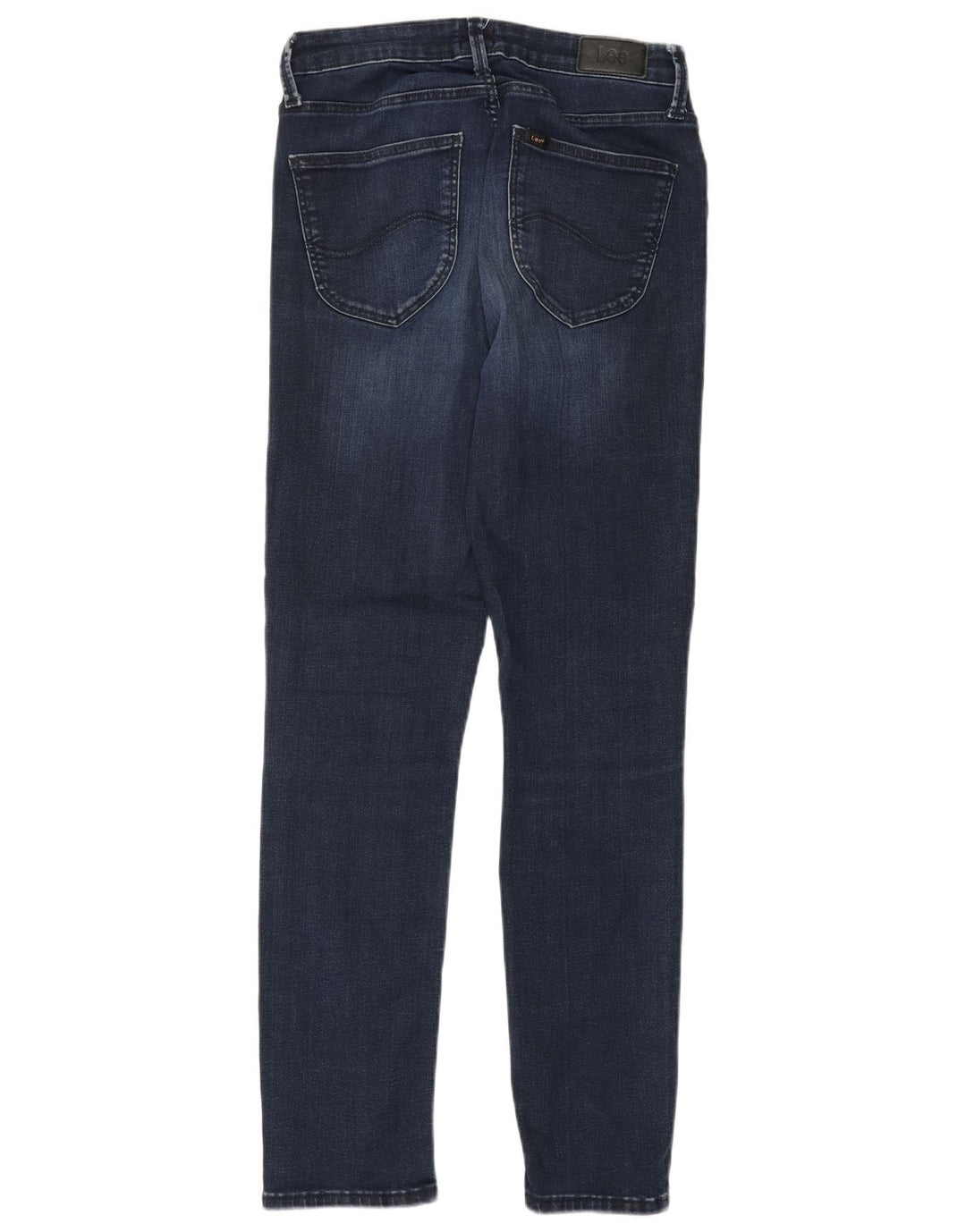 LEE Dame Elly Slim Jeans W27 L31 Marineblå Bomuld
