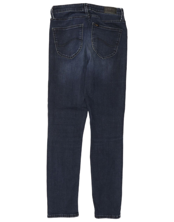 LEE Dame Elly Slim Jeans W27 L31 Marineblå Bomuld