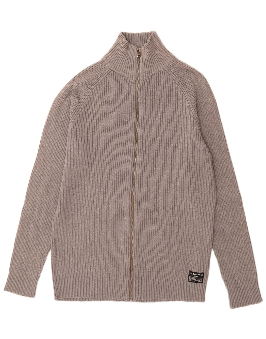 Jack & Jones herre cardigan sweater mellemgrå bomuld