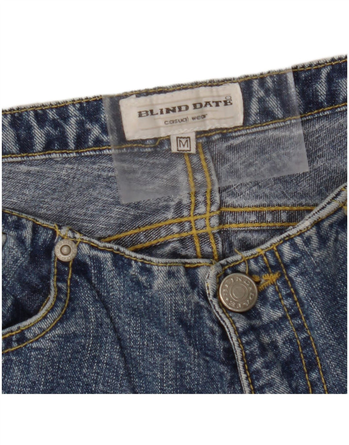 VINTAGE Womens Bootcut Jeans Medium W30 L32 Blue