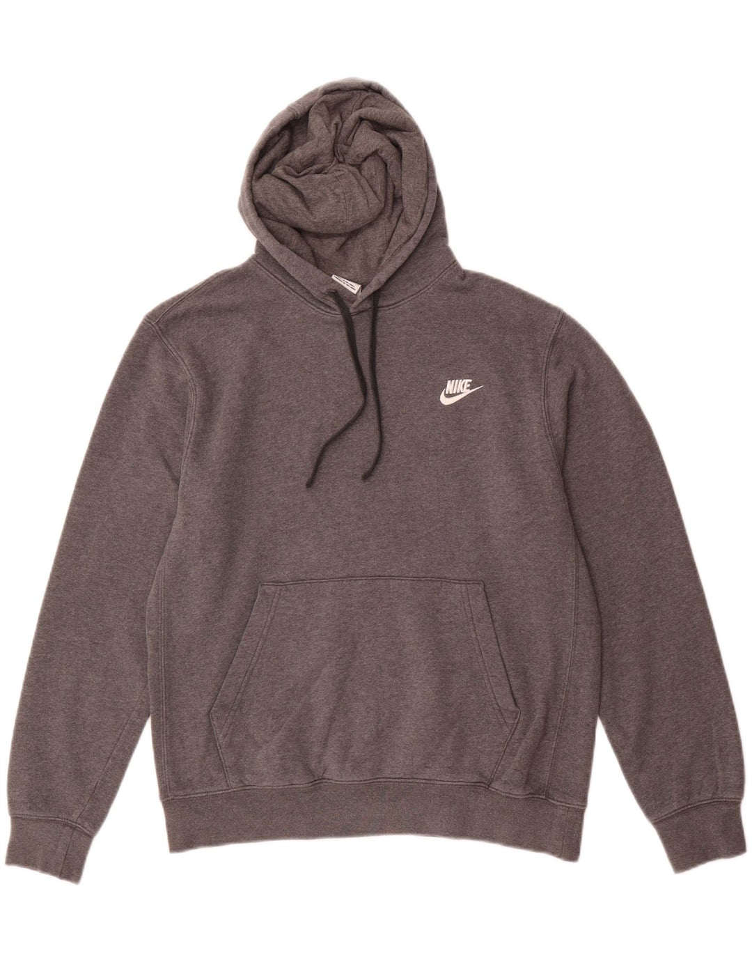 NIKE Mens Hoodie Jumper Medium Grey Cotton Vintage Nike and Second-Hand Nike from Messina Hembry 