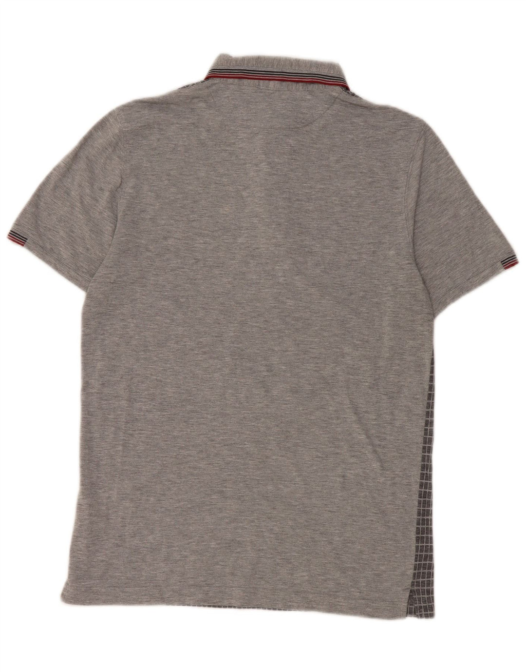Ted Baker herre poloshirt str. 3 Medium Grey Gingham Polyester
