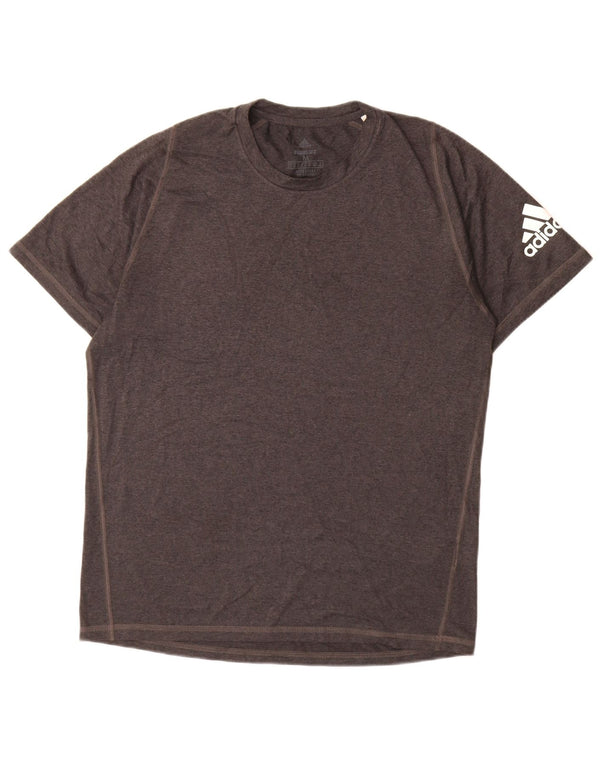 Adidas Herre Aeroready T-Shirt Top Medium Grey Polyester