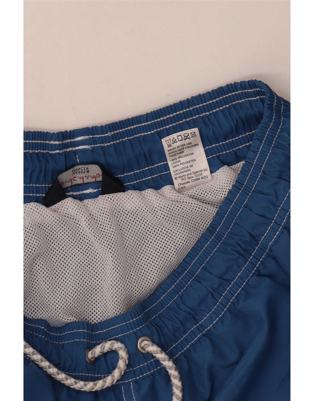 Marks & Spencer Badeshorts til mænd mellemblå polyester