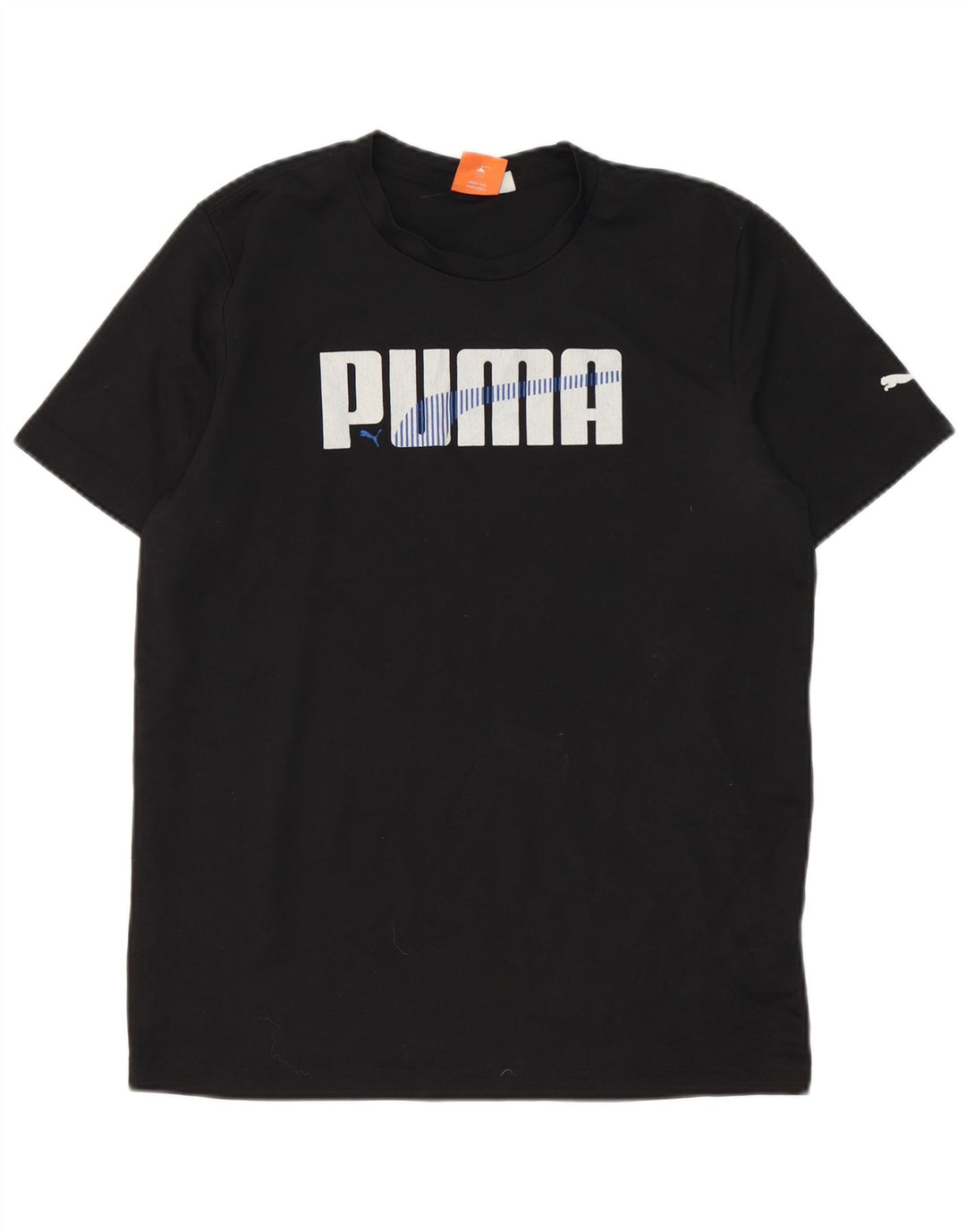 Puma Herre Grafisk T-Shirt Top Lille Sort