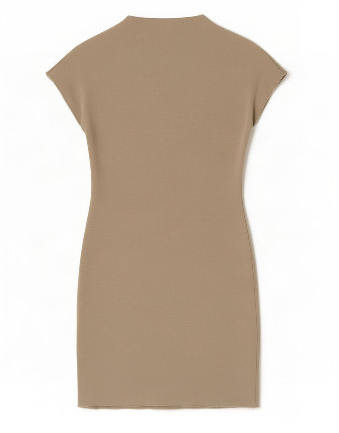 Zara Womens Bodycon Dress UK 8 Small Beige