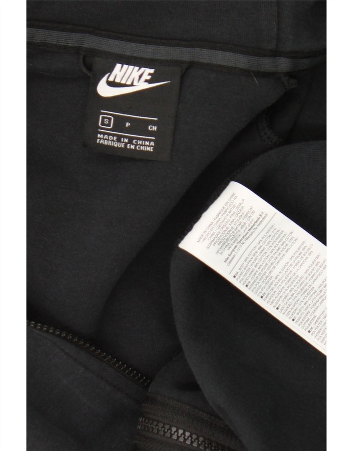 Nike Hættetrøje med lynlås til mænd, lille sort bomuld