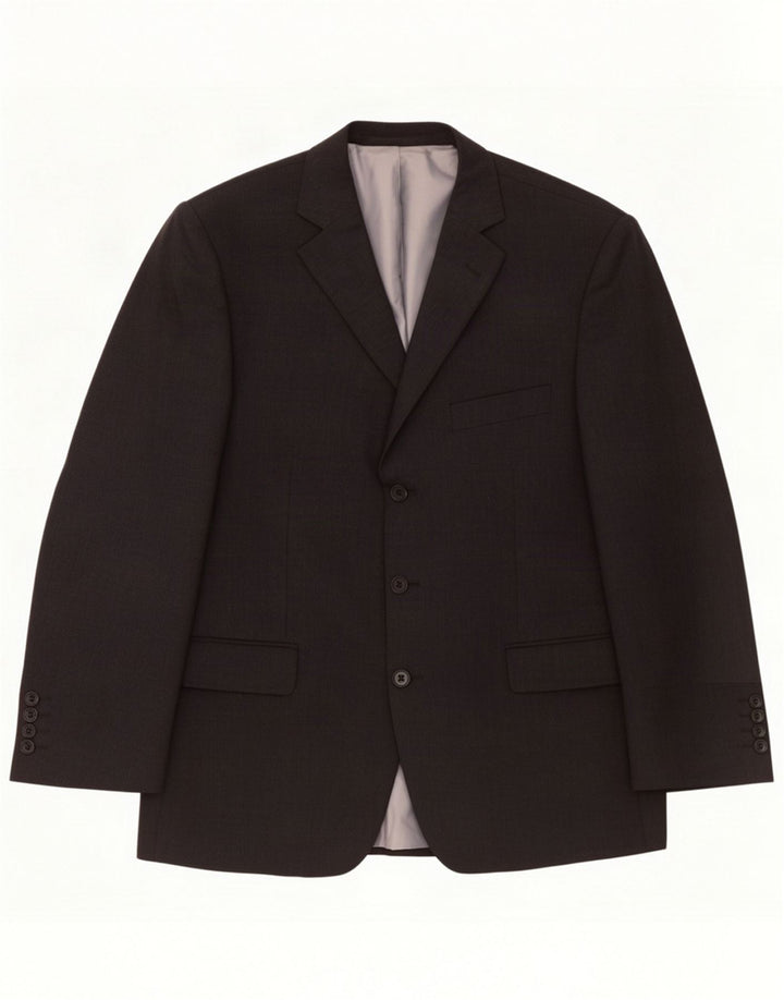 Marks & Spencer Herre 3-knaps blazerjakke UK 42 Large Grey Polyester