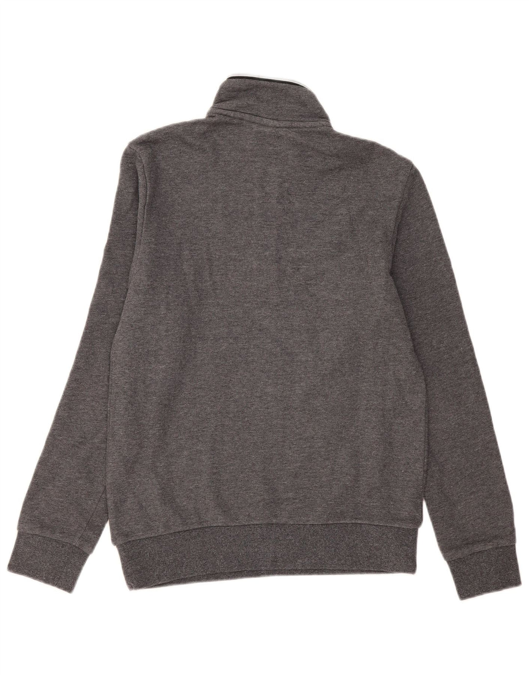 Lotto Herre Zip Neck Sweatshirt Jumper Lille Grå Bomuld