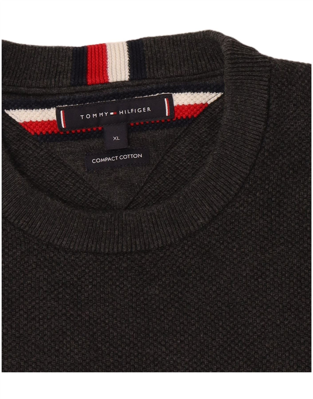 Tommy Hilfiger Herre Crew Neck Jumper XL Grå Bomuld