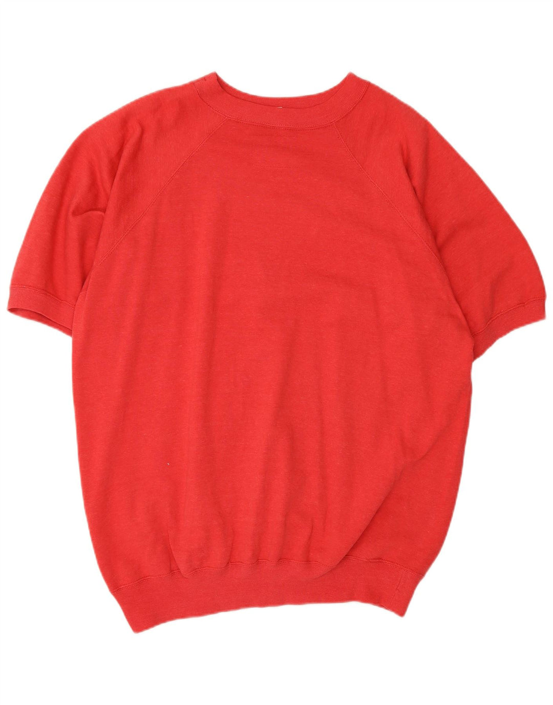 Champion Herre Grafisk Kortærmet Sweatshirt Jumper Stor Rød Bomuld